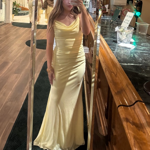 Long Yellow Dress - Picture 4 of 5